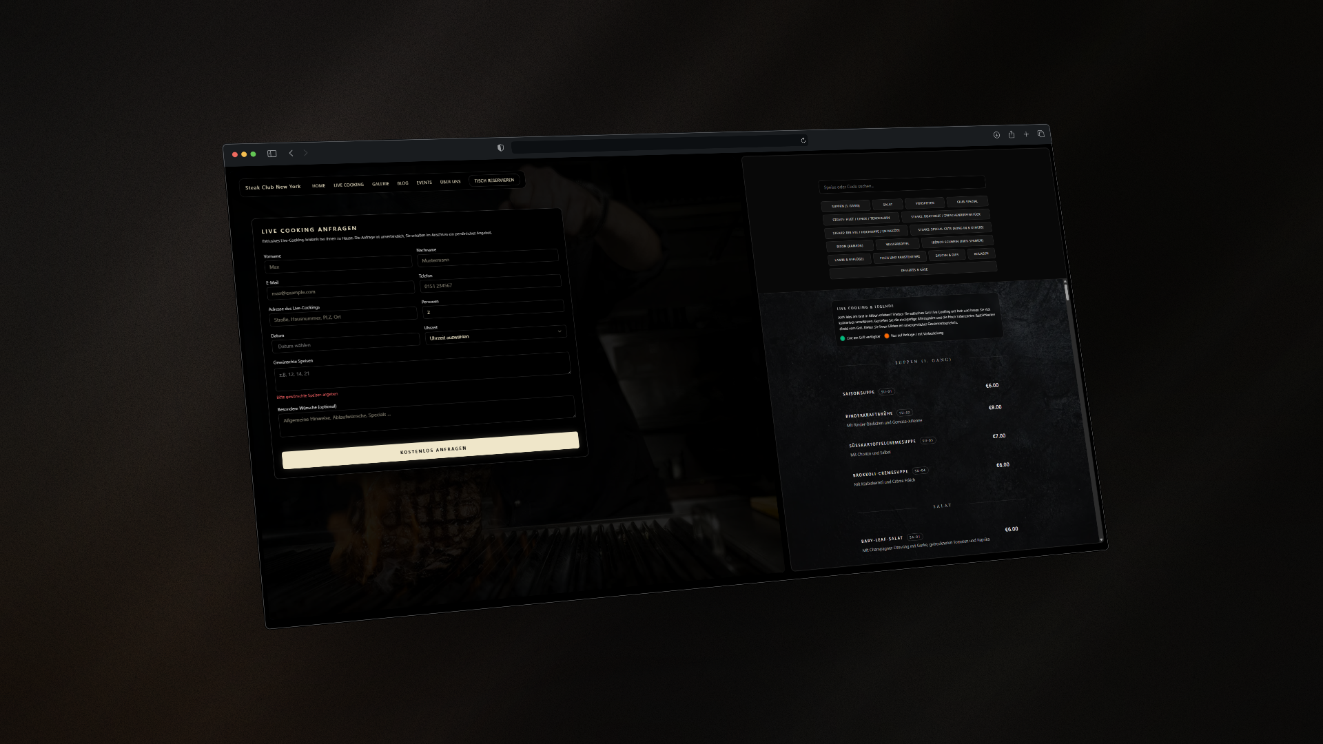 Steakclub New York Screenshot 1