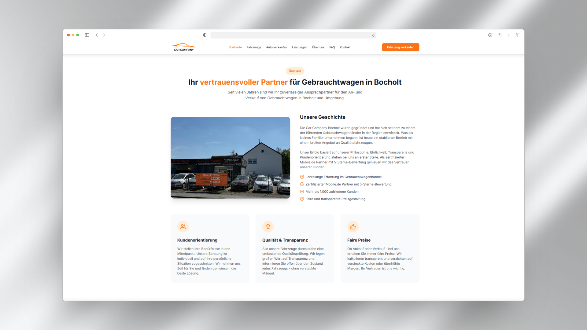 Car Company Screenshot 2